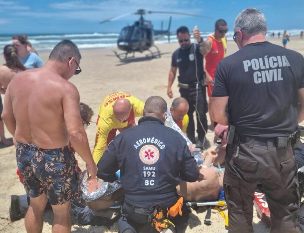 Santa Catarina: Em 50 dias, Samu atende quase 70 afogamentos em SC