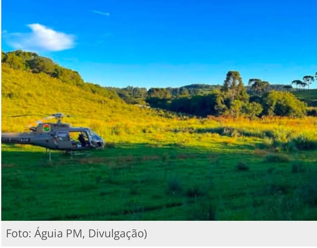 Homem atira contra helicóptero da PM e acaba morto após confronto em SC