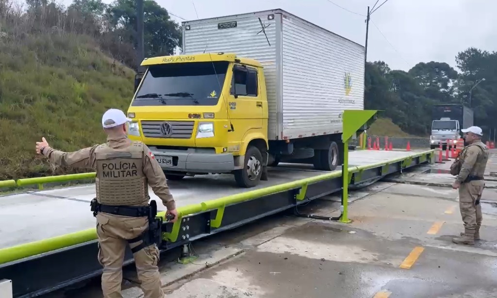 VÍDEO: Primeira balança estática da PMRv de SC entra em operação; conheça o equipamento