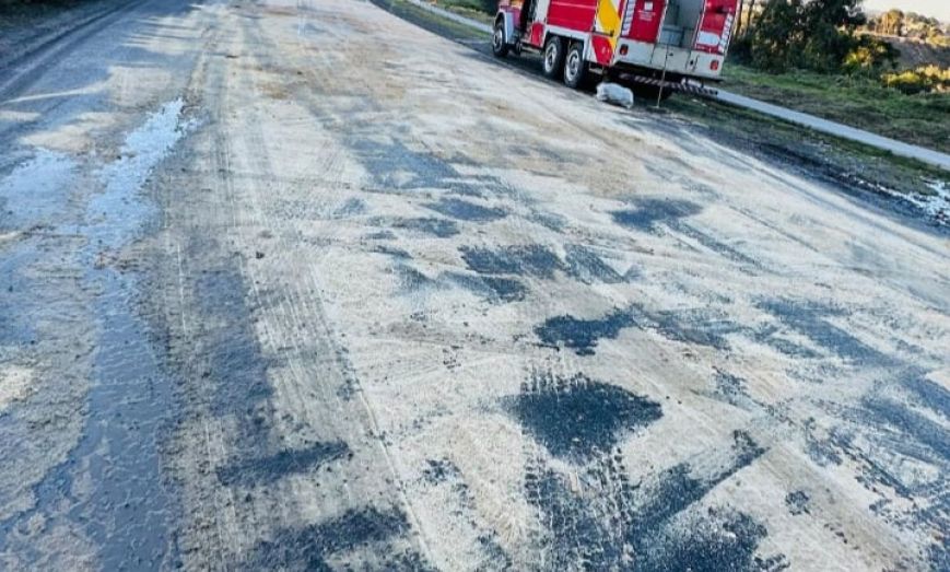 Gelo na pista provoca vários acidentes e causa atropelamento de pedestre em Lages